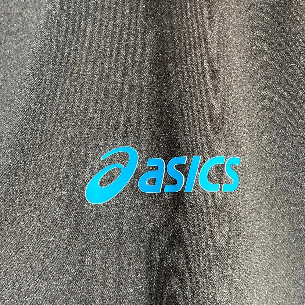 ASICS Black Shirt with Blue Details, Quarter Zip, Women's L - Picture 3 of 11